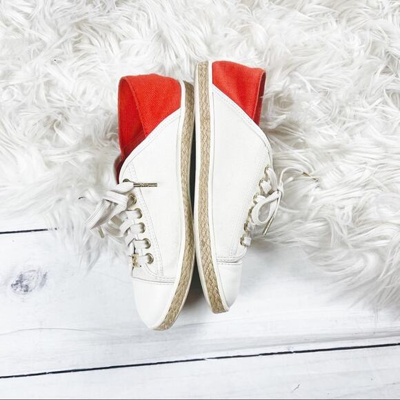 Micheal Micheal Kors Kristy Canvas Slide Espadrille Sneakers Size 6 - Picture 6 of 10